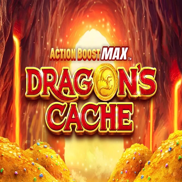 Action Boost Max Dragon's Cache logo by SpinPlay Games at Winner Casino
