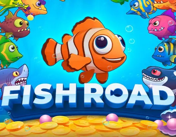 Fish Road game by InOut – logo hosted on Winner Casino